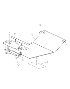 Floor Panel Assembly Diagram and Parts List for M60-KHEFI 53AB5HEX750-28-HP Cub Cadet Lawn Tractor